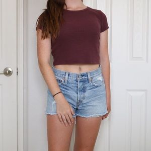 American Eagle Purple Tee